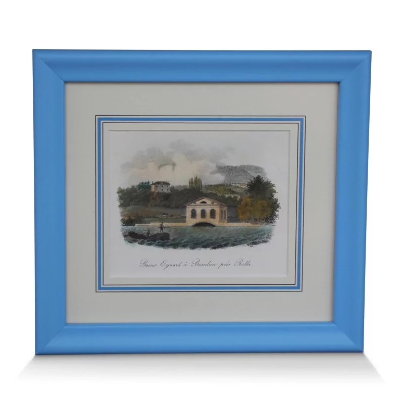 A work "Bains Eynard in Beaulieu near Rolle" - Moinat - Prints, Reproductions